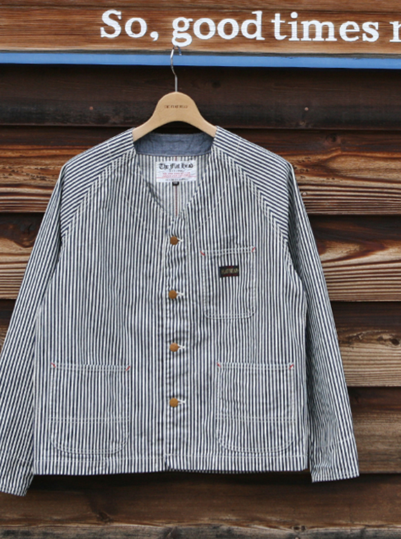 .01 ヒッコリーストライプのエンジニアジャケット
