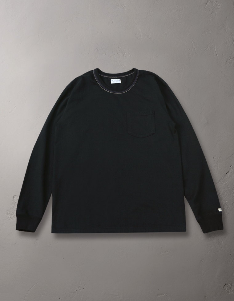 長袖Tシャツ- ポケット付 -