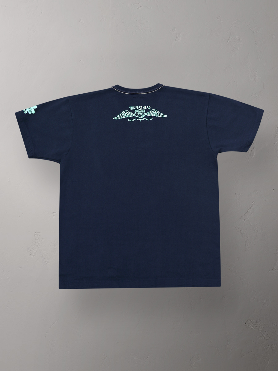3本針の1本外し Tシャツ FN-THC-019