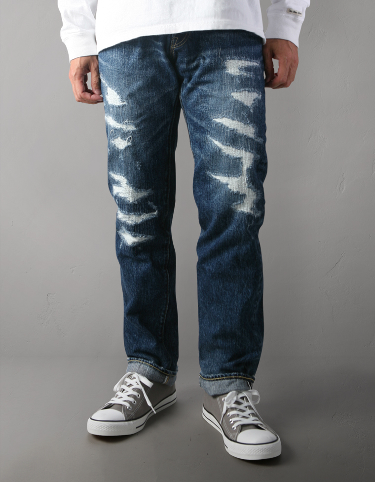 14.5oz ジーンズ FN-3009R（テーパードストレート ユーズドリメイク）