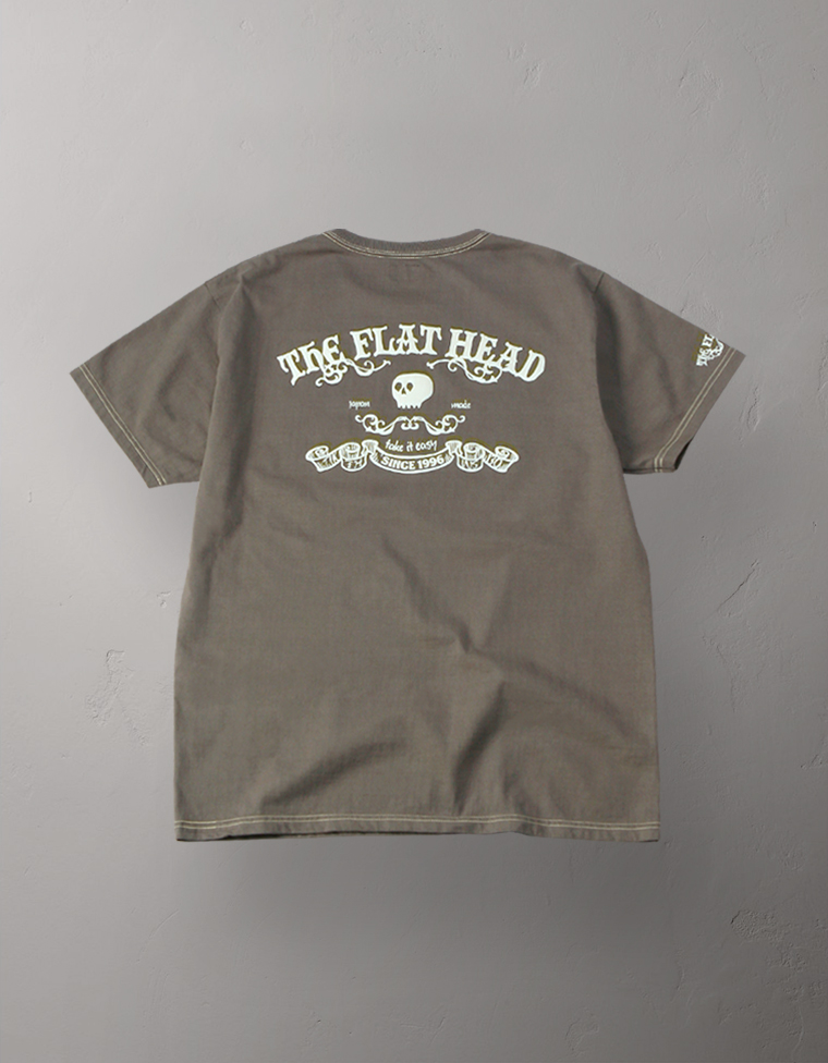 ウェブショップ限定Tシャツ - EASYGOING SKULL