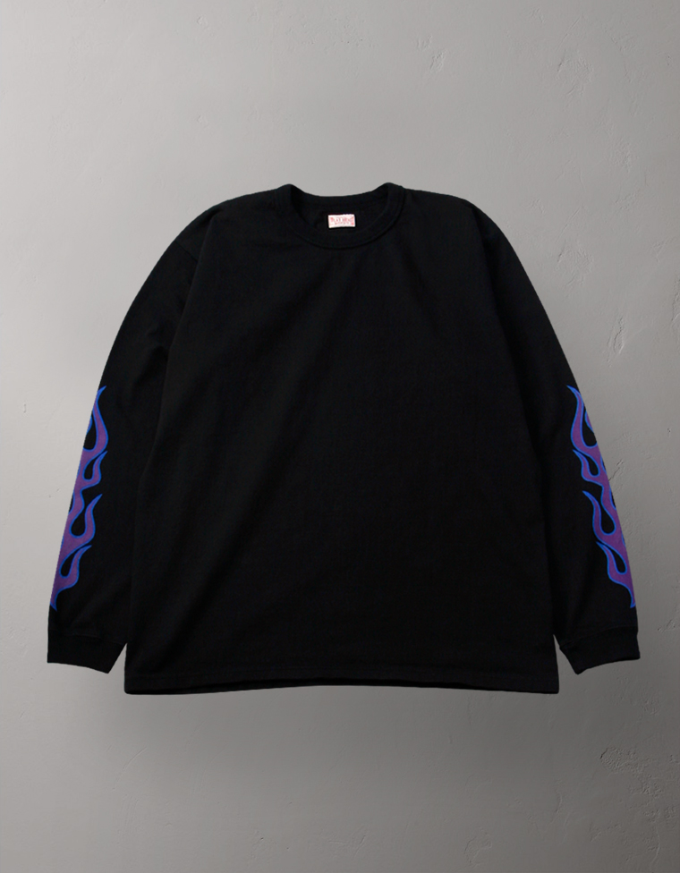 ビッグシルエット ロングスリーブTシャツ - FLYING WHEEL -