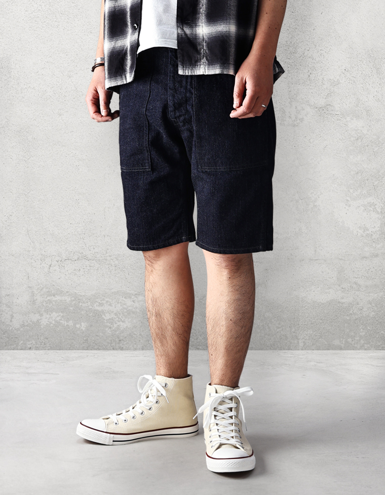 13.5oz デニム ハーフパンツ