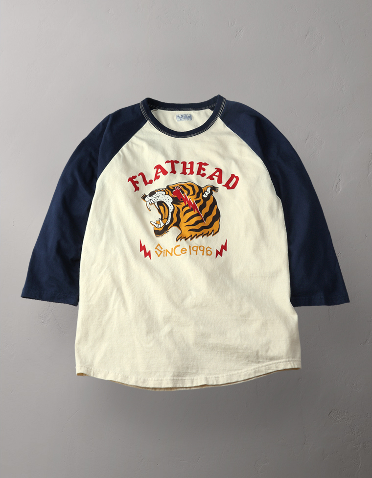 ラグラン 七分袖Tシャツ - TIGER