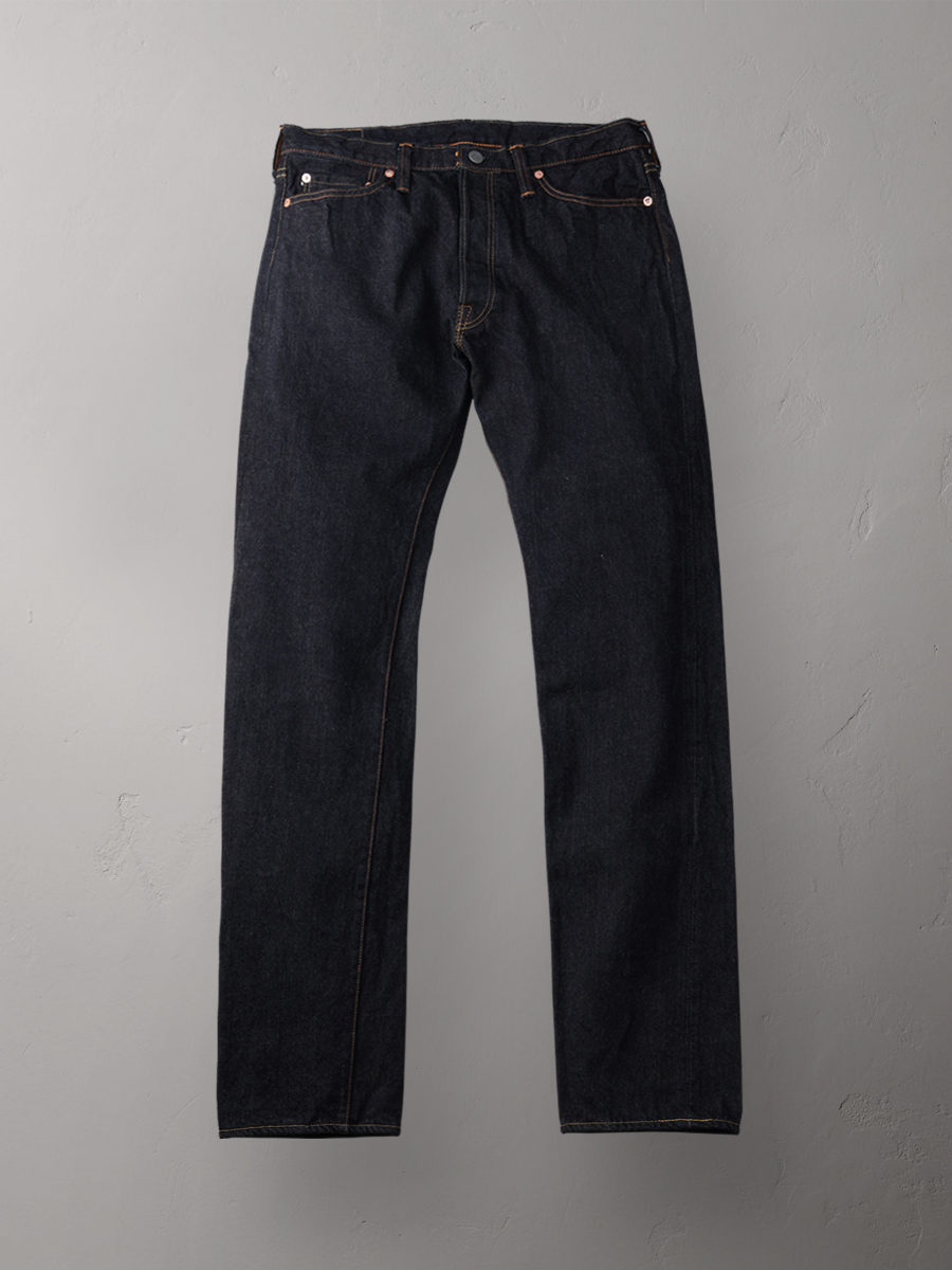 14.5oz タイトテーパードストレートジーンズ FN-3002
