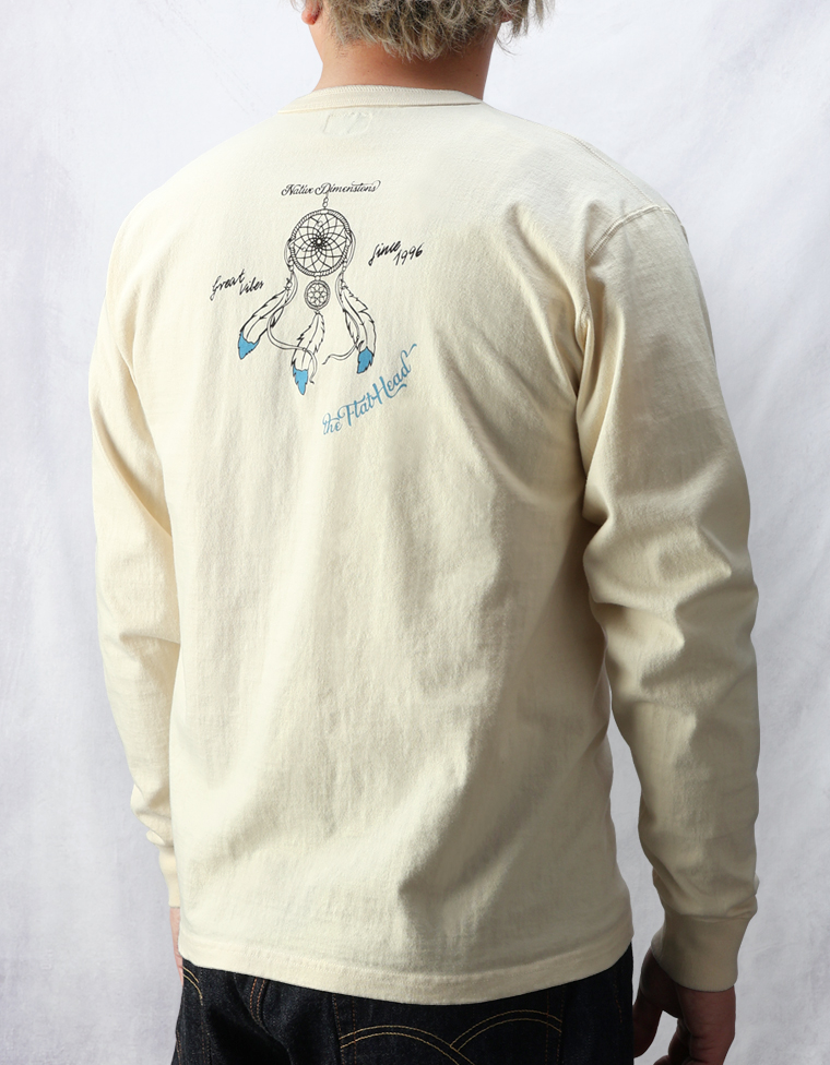 ウェブショップ限定 ヘンリーネック ロングスリーブTシャツ - NATIVE DIMENSIONS
