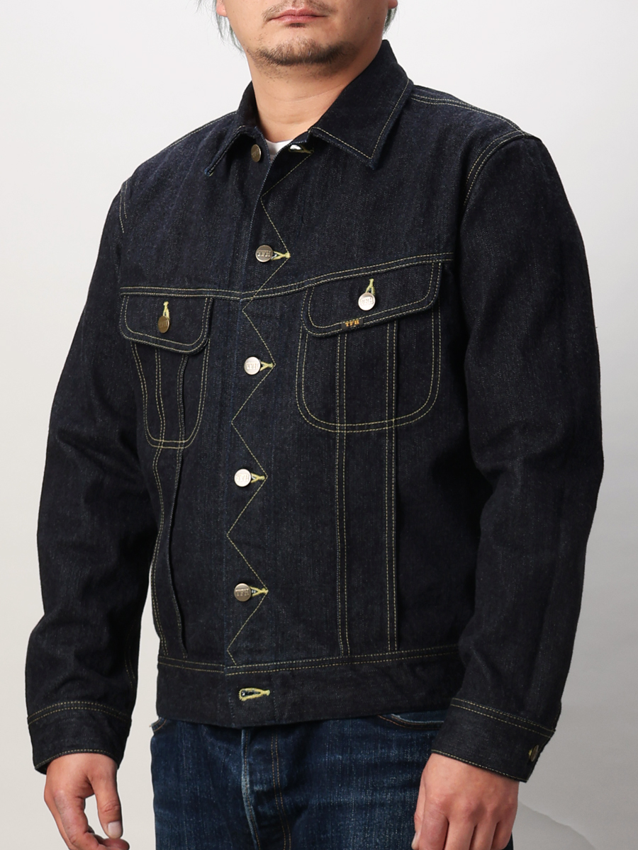 14.5oz 左綾ジンバブエコットン デニムジャケット FN-OJ-D103