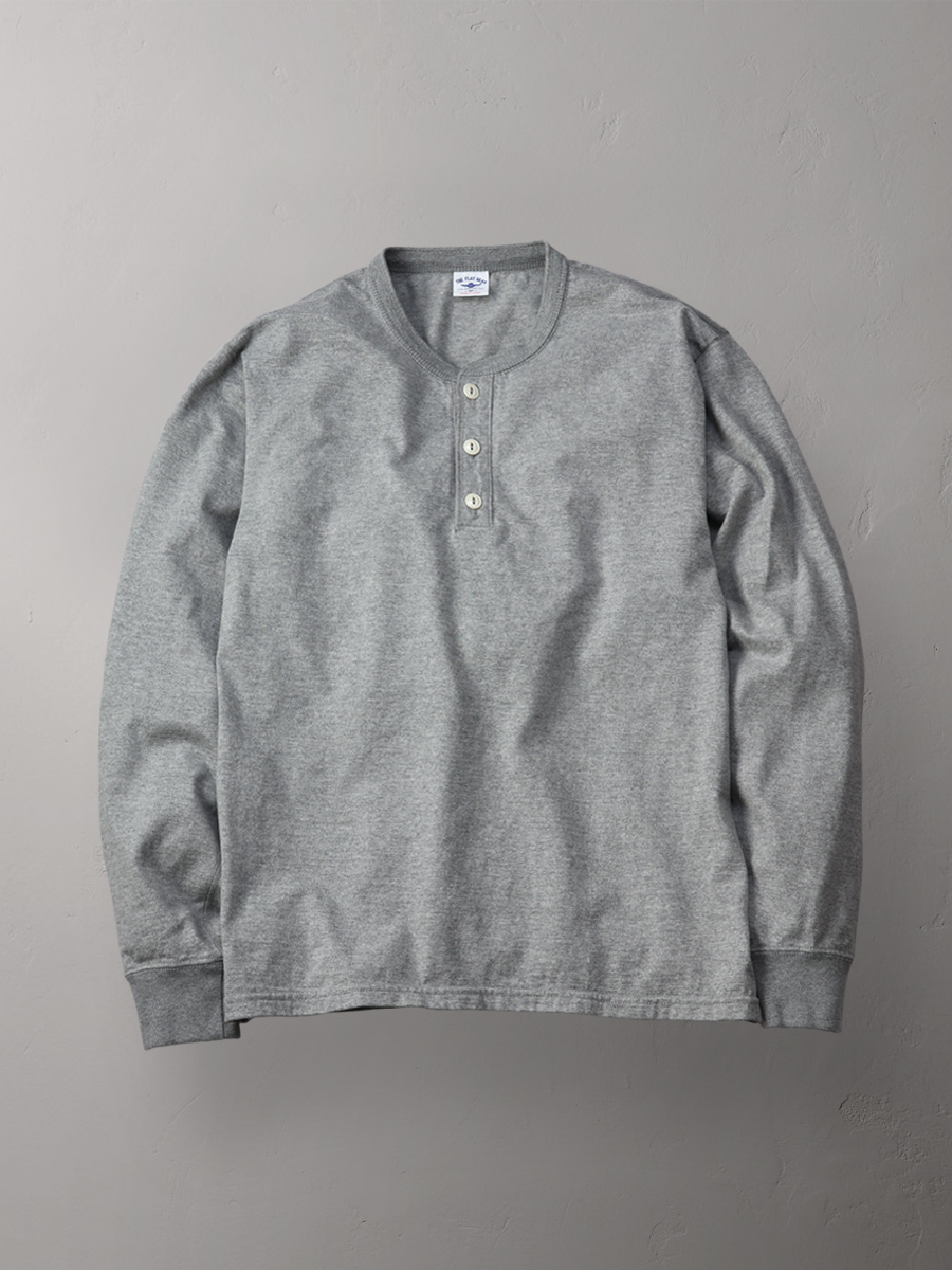 ヘンリーネック ロングスリーブTシャツ FN-TSHL-004