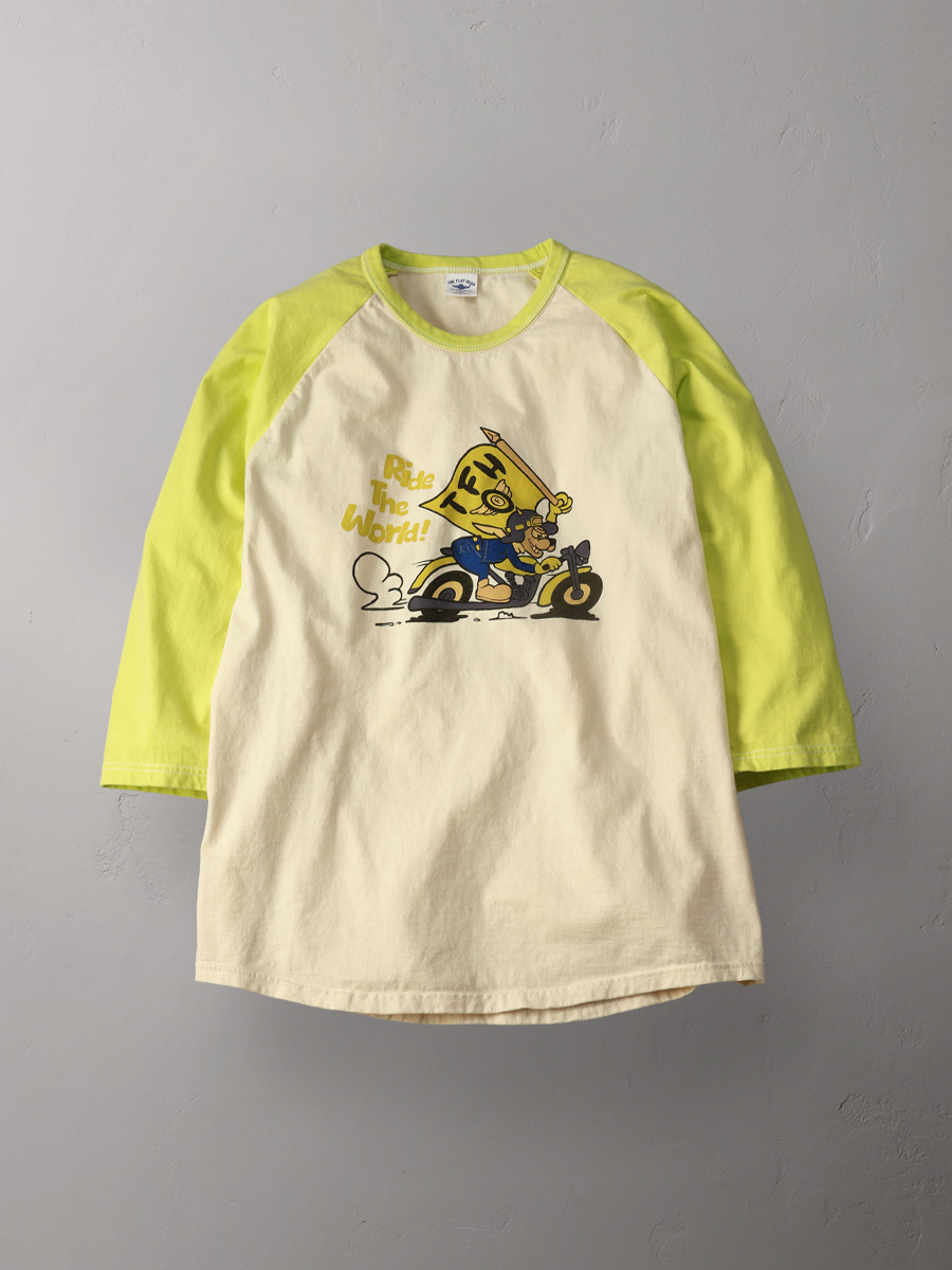 ラグラン 七分袖 Tシャツ FN-TSRB-003