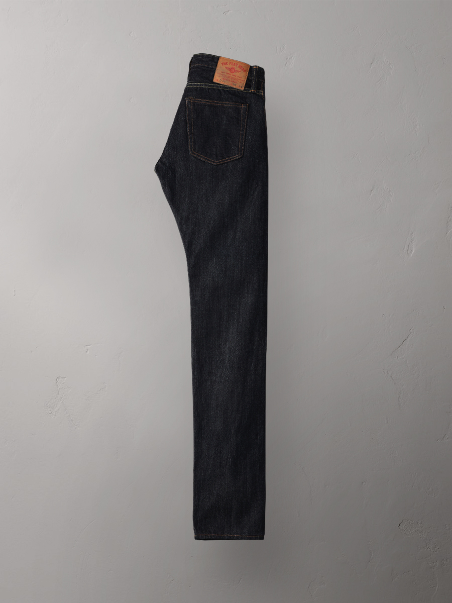 14.5oz 左綾ジンバブエコットン タイトテーパード ジーンズ FN-D109