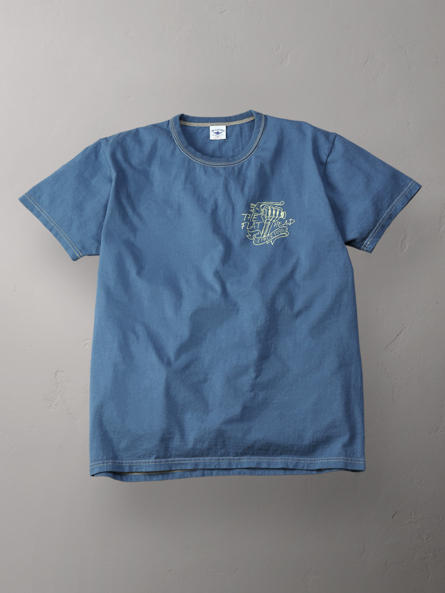 3本針の1本外し Tシャツ FN-THC-053