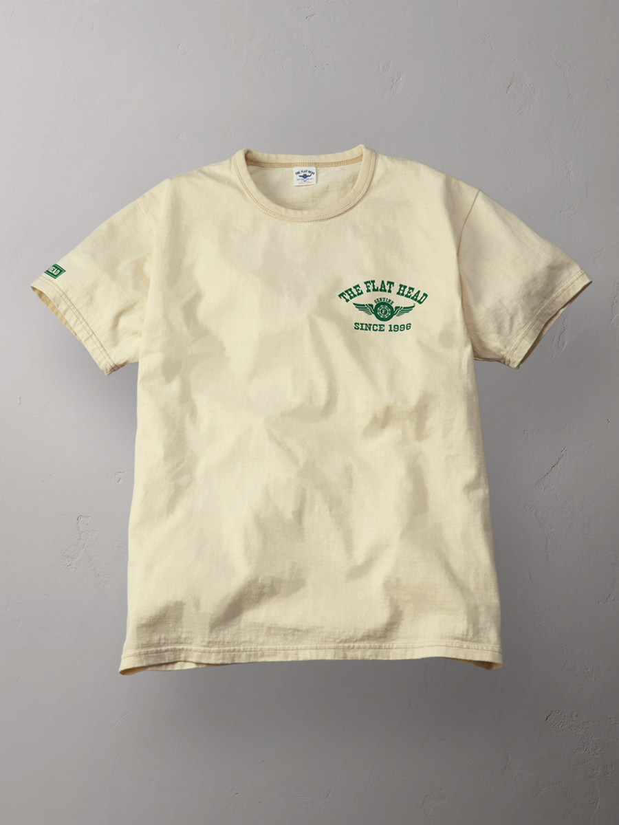 ウェブショップ&本店限定 3本針の1本外し Tシャツ FN-THC-202EC