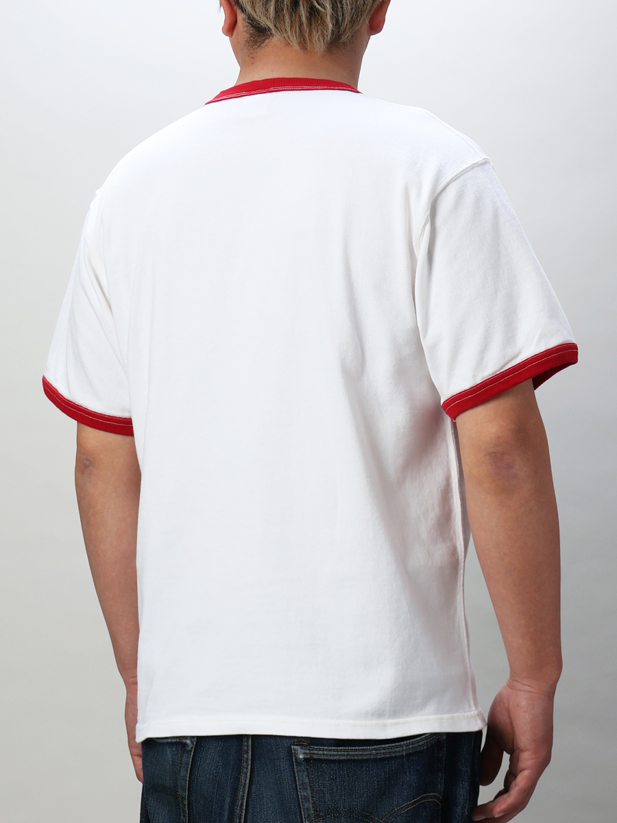 吊り生地 双糸 リンガーTシャツ FN-TMR-101
