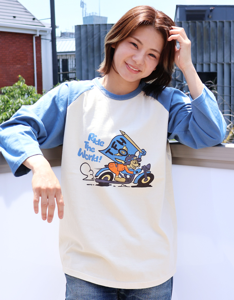 ラグラン 七分袖Tシャツ - R. T. W