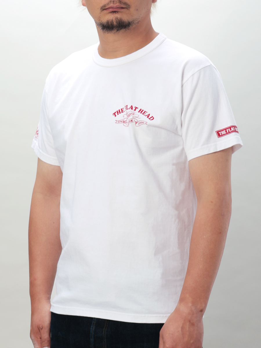 ウェブショップ限定 3本針の1本外し Tシャツ FN-THC-043EC