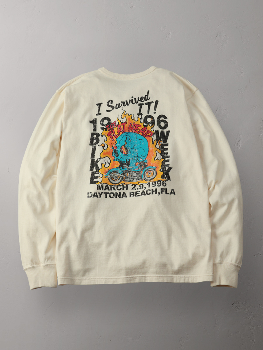 吊り生地 双糸 ロングスリーブTシャツ FN-TML-103