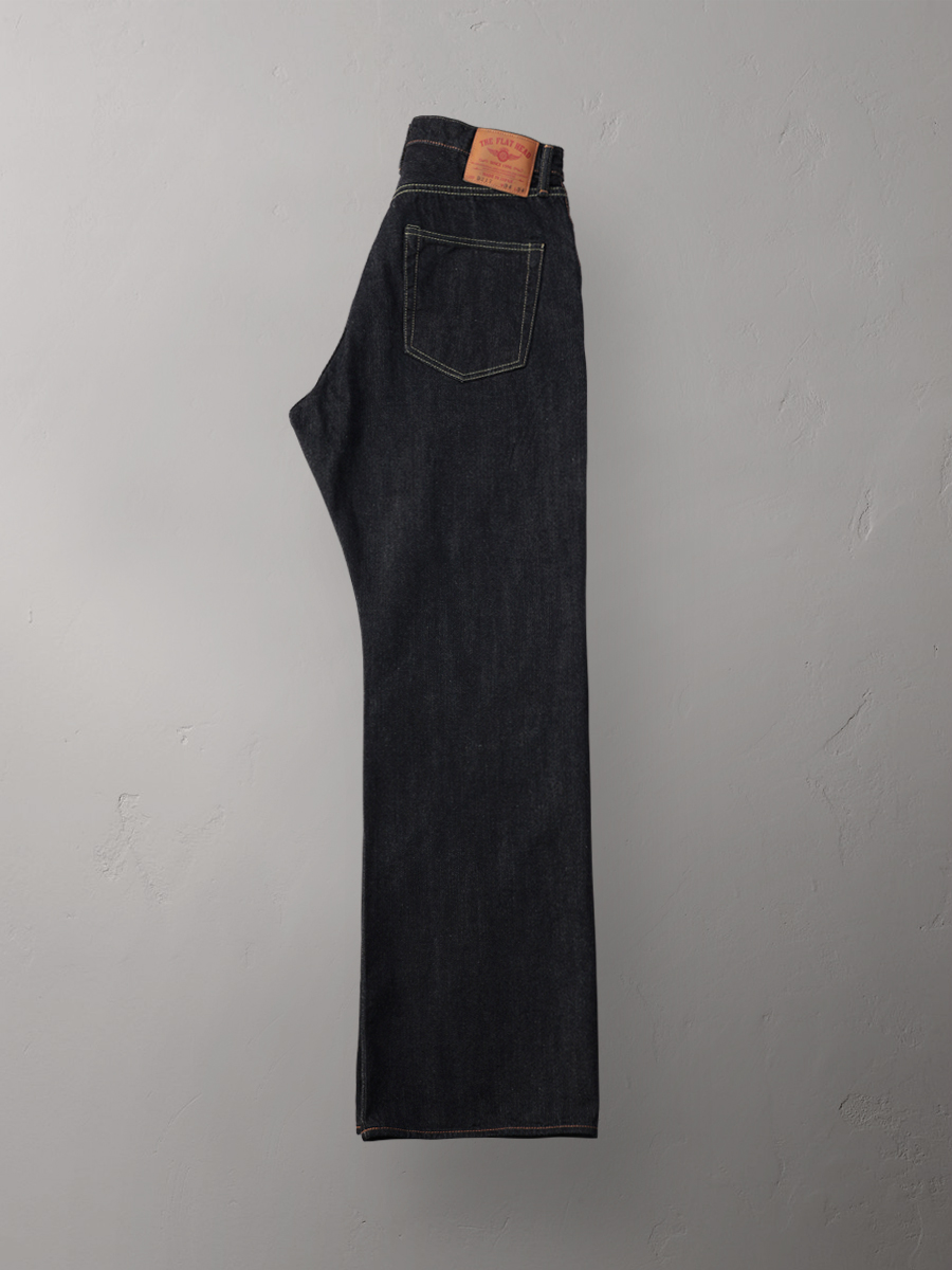 12.5oz 左綾ジンバブエコットン ワイドブーツカット ジーンズ FN-D217