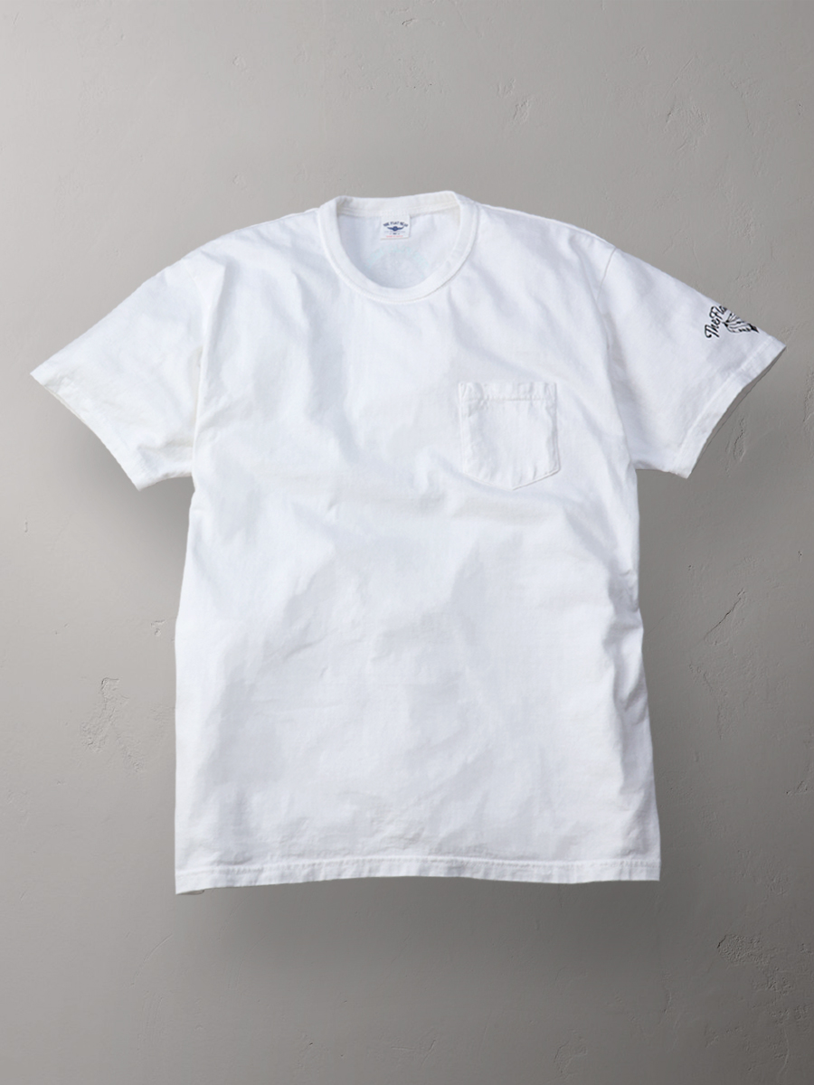 ウェブショップ限定 3本針の1本外し ポケットTシャツ FN-THC-102PEC