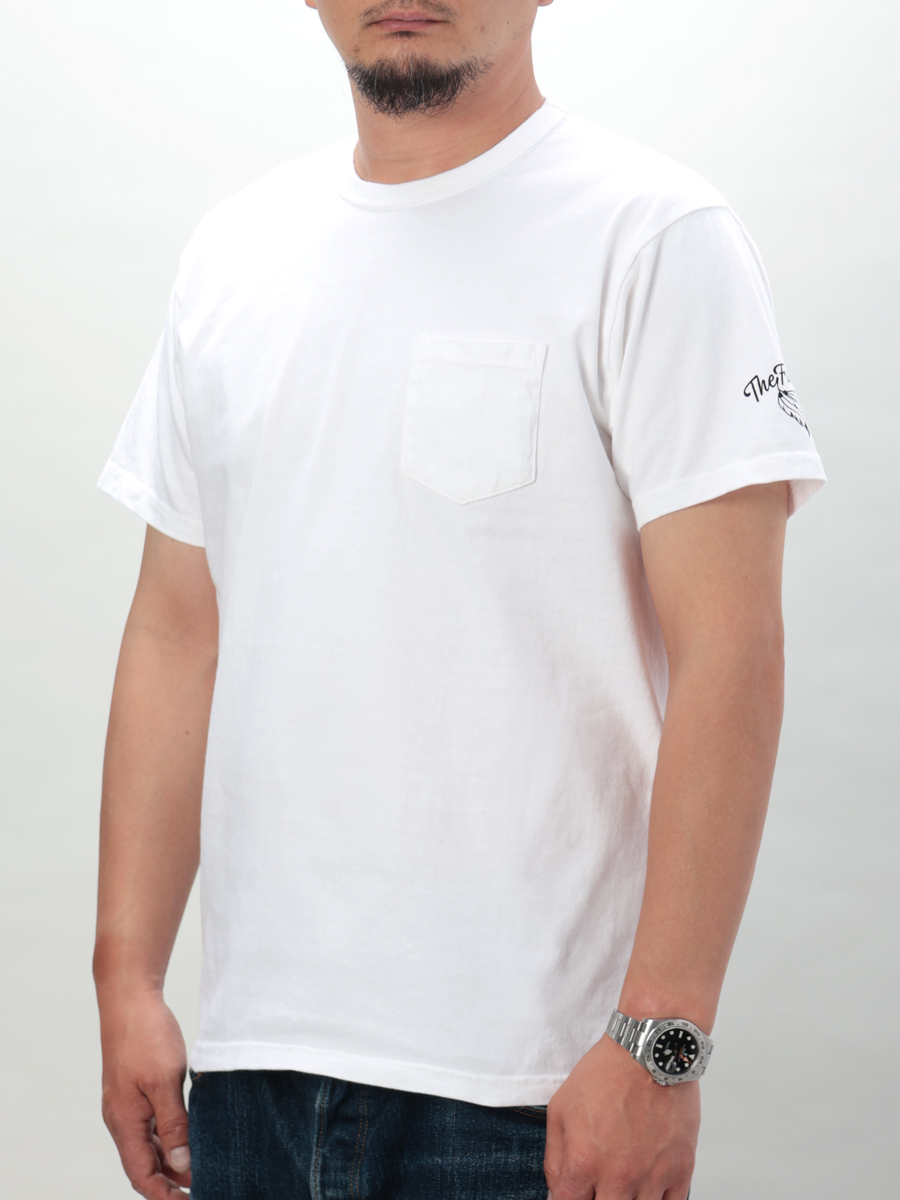 ウェブショップ限定 3本針の1本外し ポケットTシャツ FN-THC-102PEC