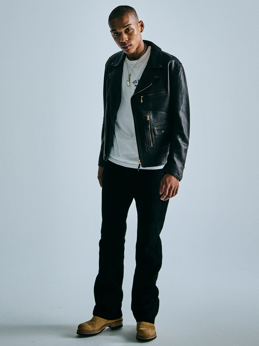 ディアスキン ダブルライダースジャケット FN-LJ-DW001